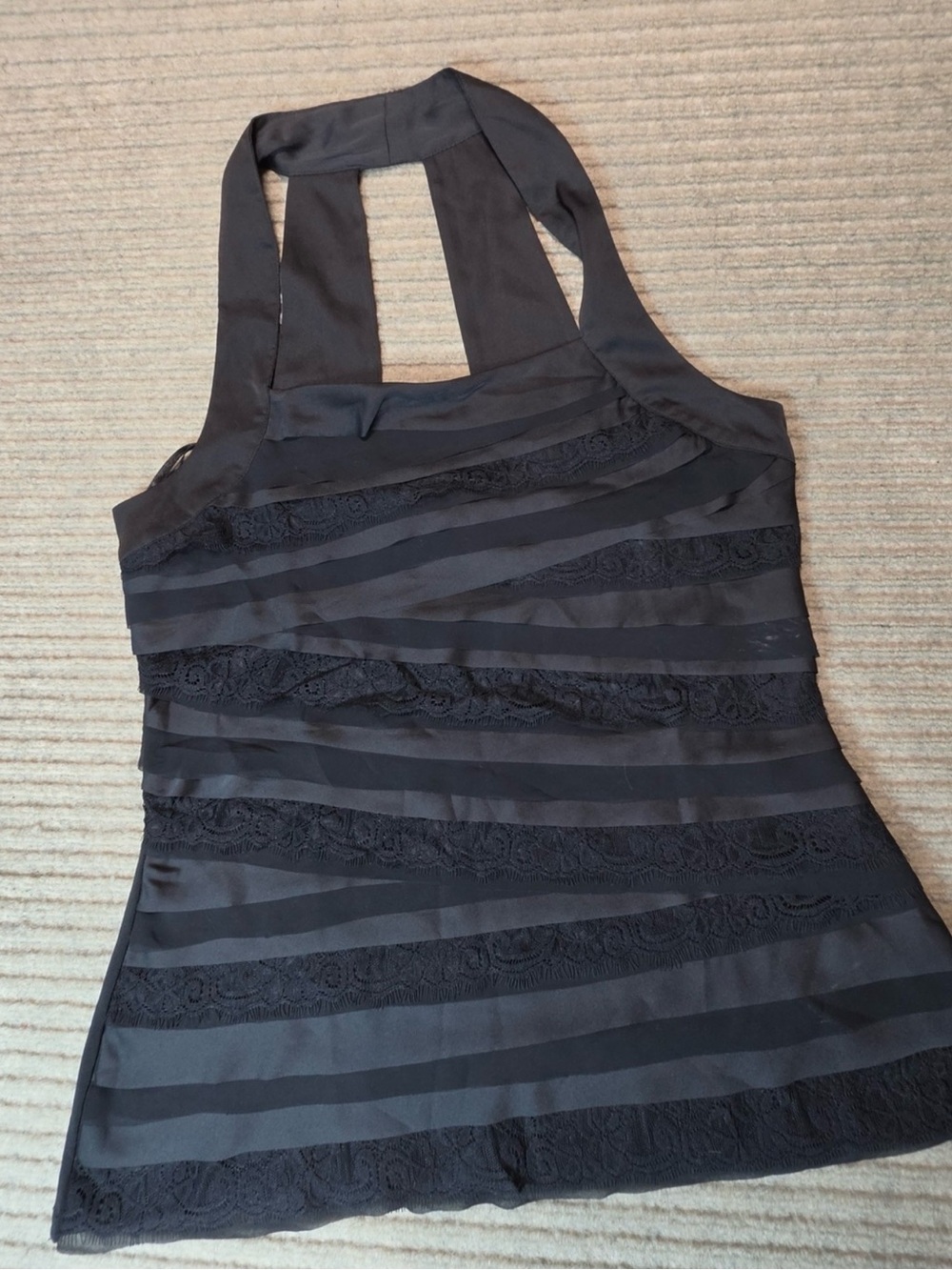 NWT Black house, white market black top